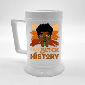 I Am Black Historyjuneteenth Black History Month Funny Gift Beer Stein