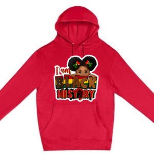 I Am Black History Juneteenth Black Melanin Premium Pullover Hoodie