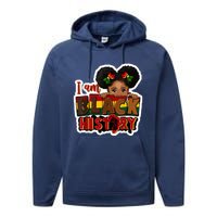 I Am Black History Juneteenth Black Melanin Performance Fleece Hoodie