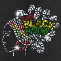 I Am Black History Month Woman Black Girl Magic Bling Cool Comfort Performance Bucket Hat