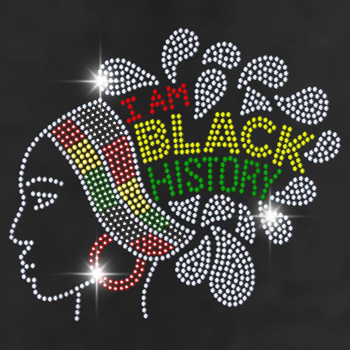 I Am Black History Month Woman Black Girl Magic Bling Cool Comfort Performance Bucket Hat