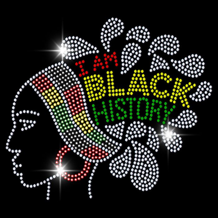 I Am Black History Month Woman Black Girl Magic Bling Doggie Tank