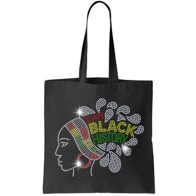 I Am Black History Month Woman Black Girl Magic Bling Bag