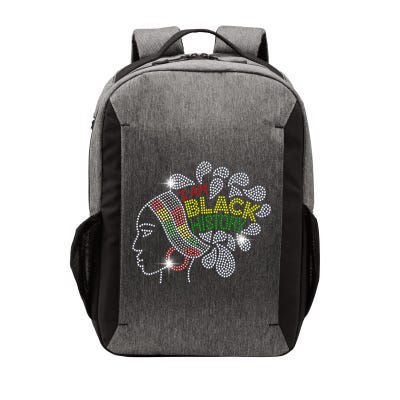 I Am Black History Month Woman Black Girl Magic Bling Vector Backpack