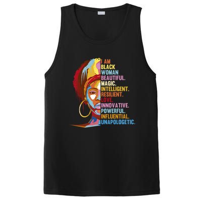 I Am Black Beautiful Magic Black History Month Great Gift PosiCharge Competitor Tank