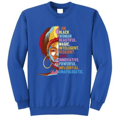 I Am Black Beautiful Magic Black History Month Great Gift Sweatshirt