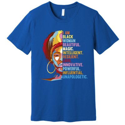 I Am Black Beautiful Magic Black History Month Great Gift Premium T-Shirt