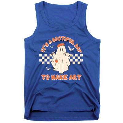 Its A Bootiful Day To Make Art Halloween Art Teacher Meaningful Gift Tank Top