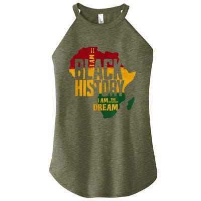 I Am Black History Month African American Women’s Perfect Tri Rocker Tank