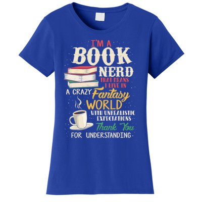 I'm A Book Nerd Gift Book Lover Gift Literature Funny Gift Women's T-Shirt