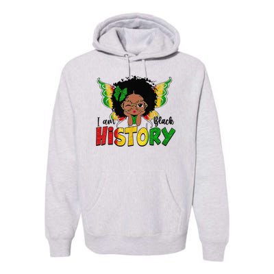 I Am Black African American History Month Premium Hoodie