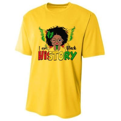 I Am Black African American History Month Performance Sprint T-Shirt