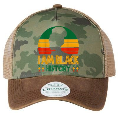 I Am Black History Month African American Legacy Tie Dye Trucker Hat