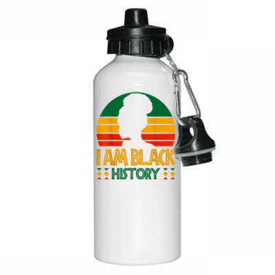 I Am Black History Month African American Aluminum Water Bottle 