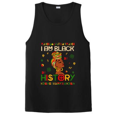 I Am Black African American History Month PosiCharge Competitor Tank