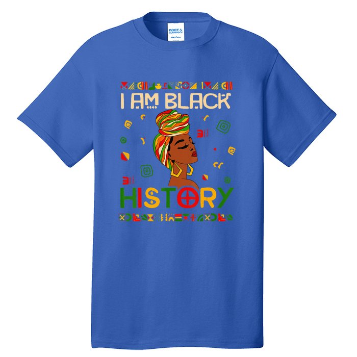 I Am Black African American History Month Tall T-Shirt