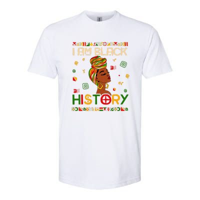 I Am Black African American History Month Softstyle CVC T-Shirt