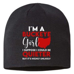 Im A Buckeye Girl Ohio State Sustainable Beanie