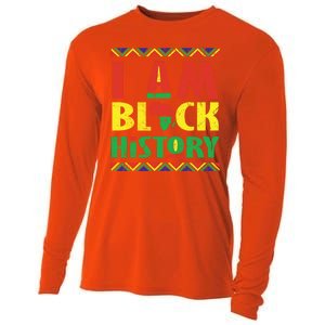 I Am Black History African American Pride Cooling Performance Long Sleeve Crew