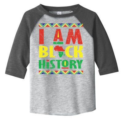 I Am Black History African American Pride Toddler Fine Jersey T-Shirt
