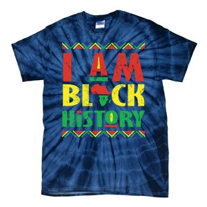 I Am Black History African American Pride Tie-Dye T-Shirt