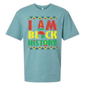 I Am Black History African American Pride Sueded Cloud Jersey T-Shirt