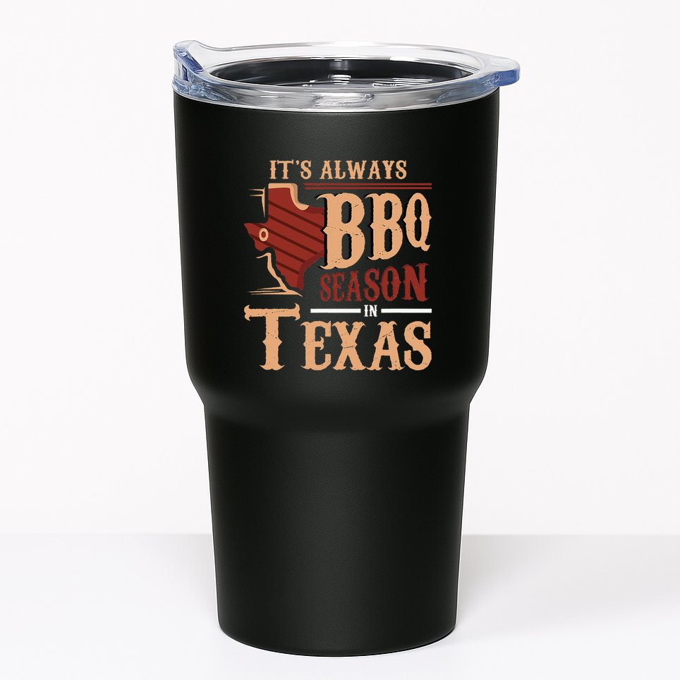 ItS Always Bbq Season In Texas Barbecue Tumbler