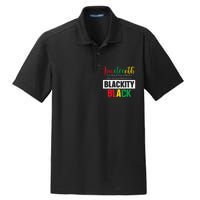 I Am Black Every Month Juneteenth Blackity Dry Zone Grid Polo