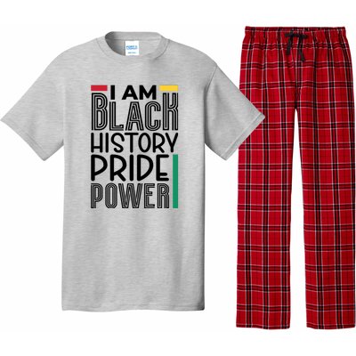 I Am Black History Pride Power Freedom Pajama Set