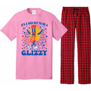 It’S A Bad Day To Be A Glizzy 4th Of July Hotdog Pajama Set