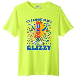 It’S A Bad Day To Be A Glizzy 4th Of July Hotdog Tall Fusion ChromaSoft Performance T-Shirt