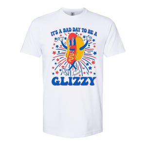 It’S A Bad Day To Be A Glizzy 4th Of July Hotdog Softstyle CVC T-Shirt