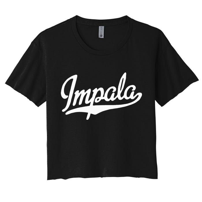 I.M.P.A.L.A Animal Baseball Women's Crop Top Tee