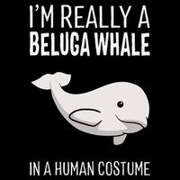 Im A Beluga Whale In A Human Costume Halloween Gift Cute Cooling Performance Crew T-Shirt