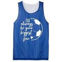 I'll Always Be Your Biggest Soccer Fan Team Player Gift Meaningful Gift Mesh Reversible Basketball Jersey Tank