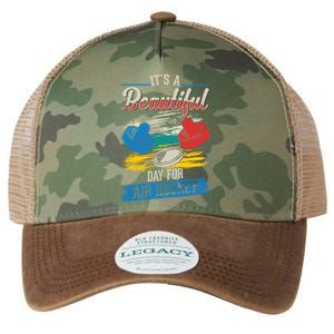 Its A Beautiful Day For Air Hockey Gift Legacy Tie Dye Trucker Hat