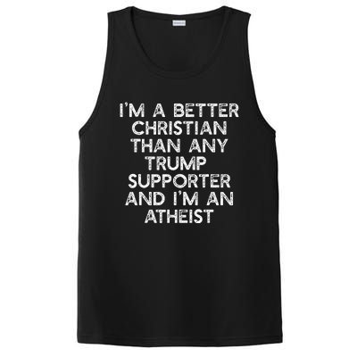 IM A Better Christian Trump Supporters Atheist Meme PosiCharge Competitor Tank