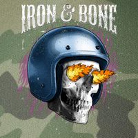 Iron And Bone Skull Biker Flame Legacy Tie Dye Trucker Hat