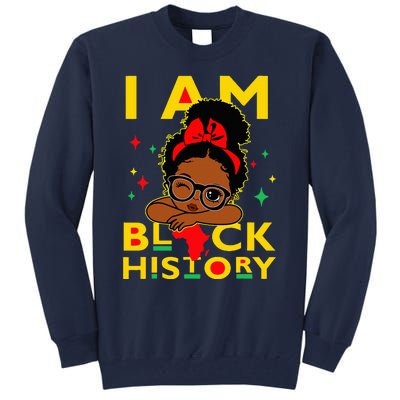 I Am Black History Tall Sweatshirt