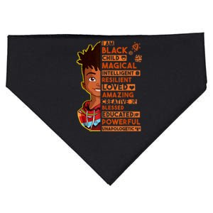 I Am Black History Month African American USA-Made Doggie Bandana