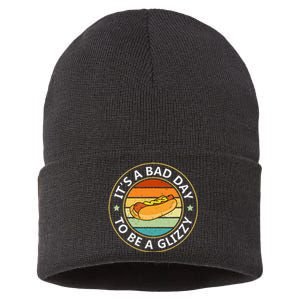 Its A Bad Day To Be A Glizzy For Hot Dog Lovers Sustainable Knit Beanie