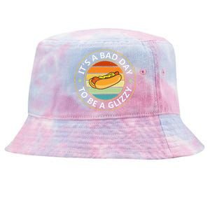 Its A Bad Day To Be A Glizzy For Hot Dog Lovers Tie-Dyed Bucket Hat