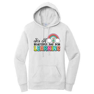 Its A Beautiful Day For Learning Women's Pullover Hoodie