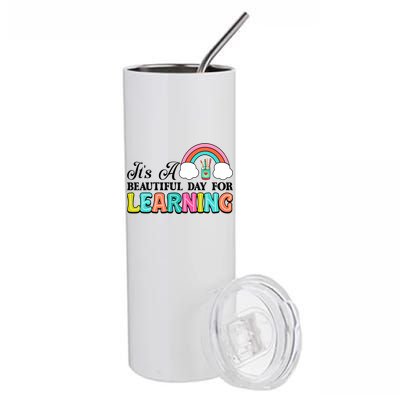 Its A Beautiful Day For Learning Stainless Steel Tumbler