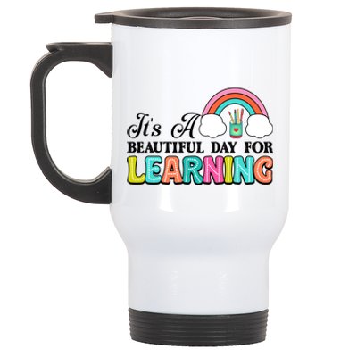 Its A Beautiful Day For Learning Stainless Steel Travel Mug