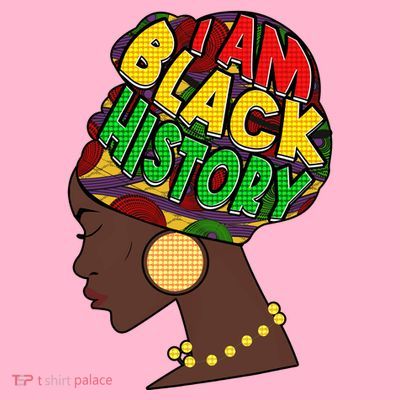 I Am Black History Beautiful Black Woman In Turban T-Shirt