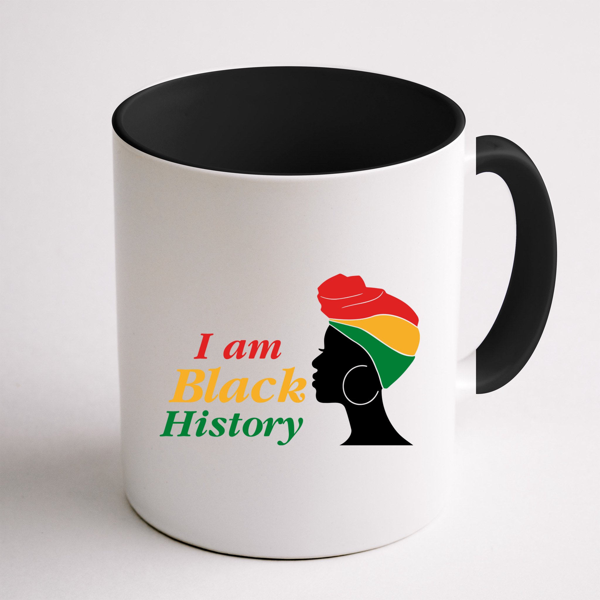 I Am Black History Strong Female Pride Mug