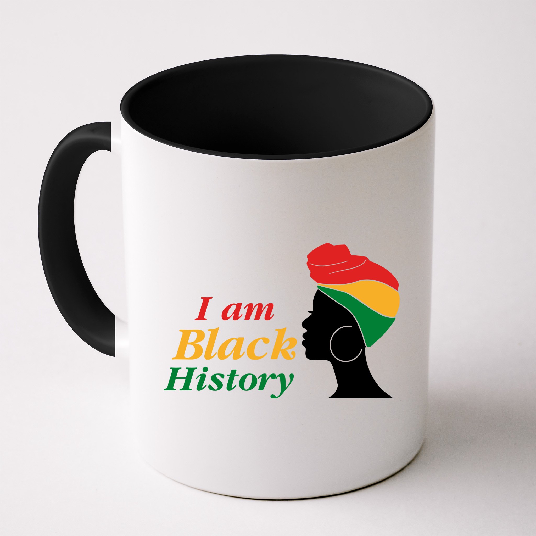 I Am Black History Strong Female Pride Mug