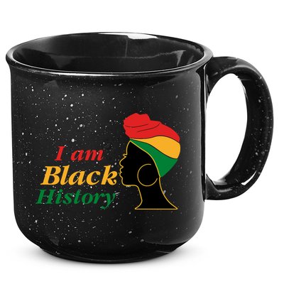 I Am Black History Strong Female Pride 15oz Campfire Ceramic Mug