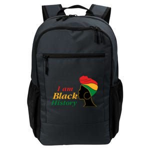 I Am Black History Strong Female Pride Daily Commute Backpack